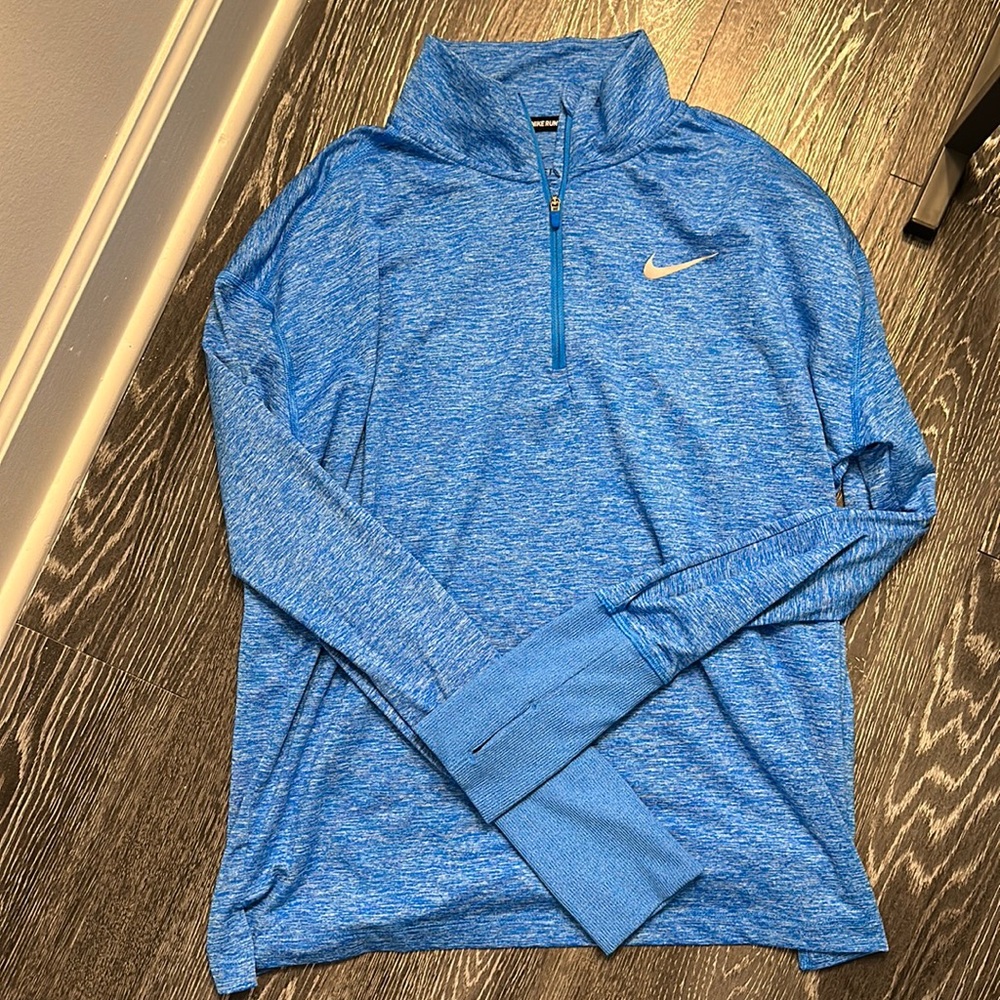 Nike blue quarter zip